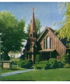 Little Church Of The West Hotel Last Frontier Vintage Postcard RPPC Las Vegas NV - Suthern Picker