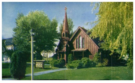 Little Church Of The West Hotel Last Frontier Vintage Postcard RPPC Las Vegas NV - Suthern Picker